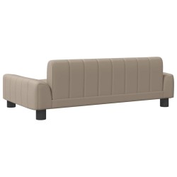 Lit pour chien cappuccino 90x53x30 cm similicuir 