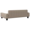 Lit pour chien cappuccino 90x53x30 cm similicuir 