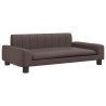 Lit pour chien marron 90x53x30 cm similicuir 