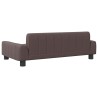 Lit pour chien marron 90x53x30 cm similicuir 
