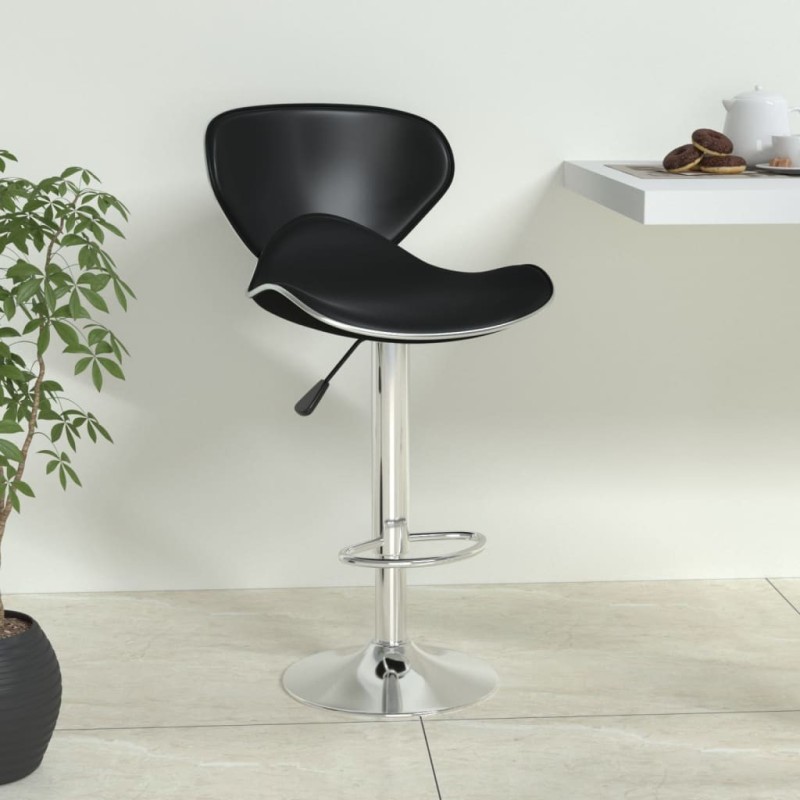 Tabouret de bar Noir Similicuir Tabouret de bar Noir Similicuir