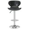 Tabouret de bar Noir Similicuir 