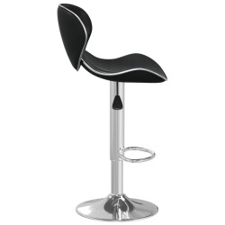 Tabouret de bar Noir Similicuir 