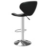 Tabouret de bar Noir Similicuir 