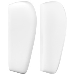 Tête de lit avec oreilles Blanc 183x23x78/88 cm Similicuir 
