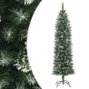 Sapin de Noël artificiel mince avec support 240 cm PVC 