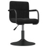 Tabouret de bar Noir Velours 
