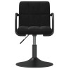 Tabouret de bar Noir Velours 