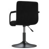 Tabouret de bar Noir Velours 