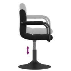 Tabouret de bar Noir Velours 