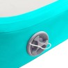 Tapis gonflable de gymnastique avec pompe 60x100x15 cm PVC Vert 