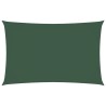Voile de parasol tissu oxford rectangulaire 4x7 m vert foncé 