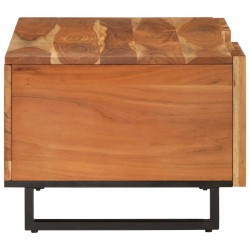 Table basse 100x55x40 cm bois massif d'acacia 