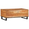 Table basse 100x55x40 cm bois massif d'acacia 
