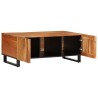 Table basse 100x55x40 cm bois massif d'acacia 