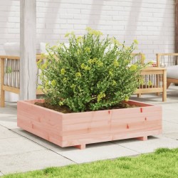 Jardinière 90x90x26,5 cm bois massif douglas 