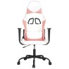 Chaise de jeu Blanc et rose Similicuir 