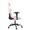 Chaise de jeu Blanc et rose Similicuir 