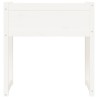 Jardinière Blanc 78x40x81 cm Bois massif de pin 