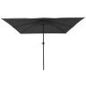 Parasol de jardin carré295x245 cm Anthracite 