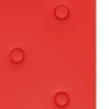 Panneaux muraux 12 pcs Rouge 90x30 cm Similicuir 3,24 m² 