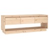 Meuble TV 110,5x34x40 cm Bois de pin massif 