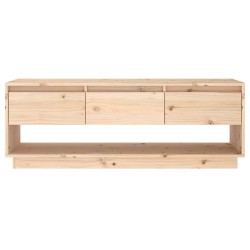 Meuble TV 110,5x34x40 cm Bois de pin massif 