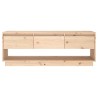 Meuble TV 110,5x34x40 cm Bois de pin massif 
