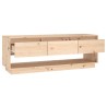 Meuble TV 110,5x34x40 cm Bois de pin massif 