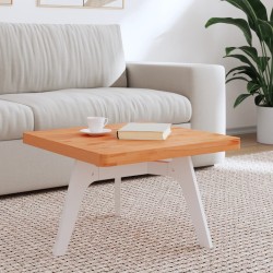 Dessus de table 60x60x4 cm carré bois massif de hêtre 