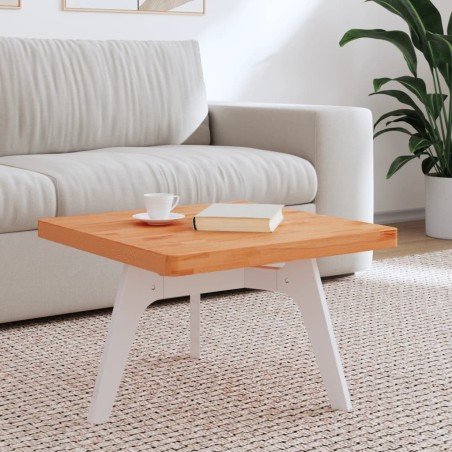 Dessus de table 60x60x4 cm carré bois massif de hêtre 