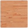 Dessus de table 60x60x4 cm carré bois massif de hêtre 