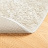 Tapis ISTAN à poils longs aspect brillant crème Ø 200 cm 