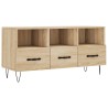 Meuble TV chêne sonoma 102x36x50 cm bois d'ingénierie 