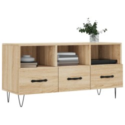 Meuble TV chêne sonoma 102x36x50 cm bois d'ingénierie 