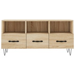 Meuble TV chêne sonoma 102x36x50 cm bois d'ingénierie 