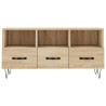 Meuble TV chêne sonoma 102x36x50 cm bois d'ingénierie 