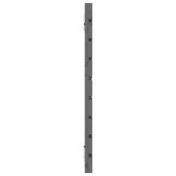 Tête de lit murale Gris 141x3x63 cm Bois massif de pin 