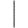 Tête de lit murale Gris 141x3x63 cm Bois massif de pin 