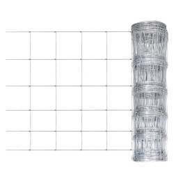 Clôture de jardin Acier galvanisé 50x1,5 m Argenté 