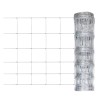 Clôture de jardin Acier galvanisé 50x1,5 m Argenté 