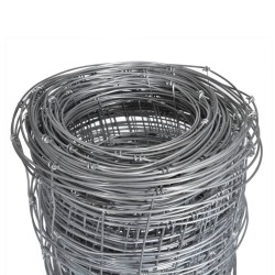 Clôture de jardin Acier galvanisé 50x1,5 m Argenté 
