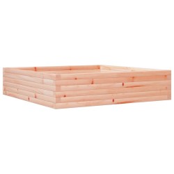 Jardinière 100x100x23 cm bois massif de douglas 