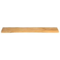 Dessus de table 180x40x2,5 cm bord vivant bois massif manguier 