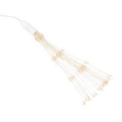 Étoile rayonnante de Noël 140 LED 8 pcs multicolore 17 cm 