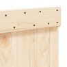 Tête de lit 180x104 cm bois massif de pin 