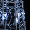 Cône lumineux décoratif pyramide LED Acrylique Blanc froid 