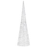 Cône lumineux décoratif pyramide LED Acrylique Blanc froid 