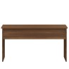 Table basse Chêne marron 102x50,5x52,5 cm Bois d'ingénierie 