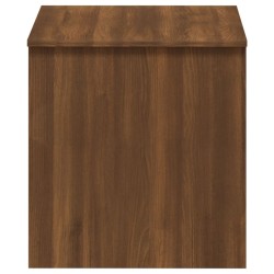 Table basse Chêne marron 102x50,5x52,5 cm Bois d'ingénierie 